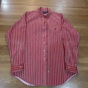Vintage Ralph Lauren Men’s Striped Long Sleeve Button Up Shirt